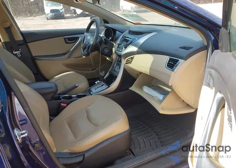 2013 Hyundai Elantra Limited из США, поврежденный, VIN 5NPDH4AE2DH311823